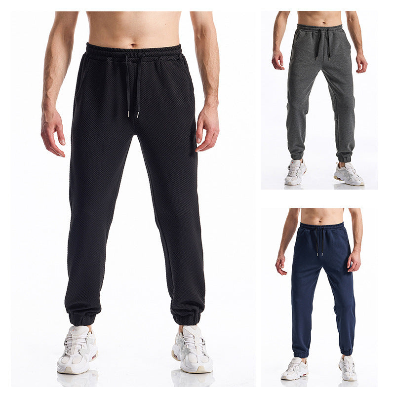 Herren bequeme Sporthose mit elastischem Bund und modernen Seitentaschen Drune