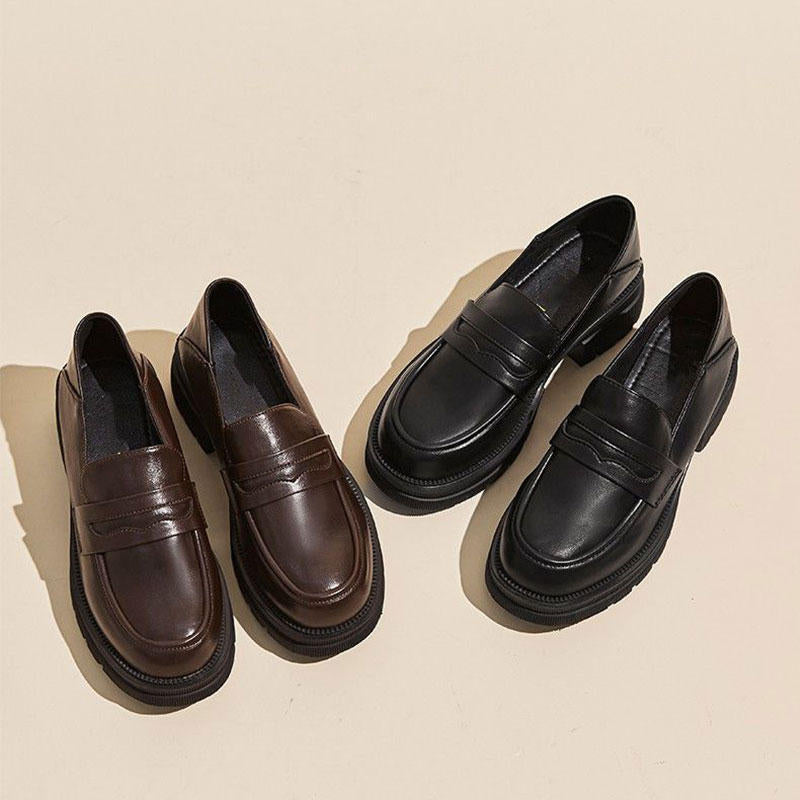 Damen Elegante und bequeme Loafer von hochwertigem Leder Drune