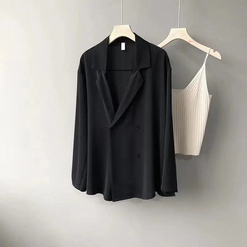 Damen elegantes Blazer-Set mit modischer Shorts Drune