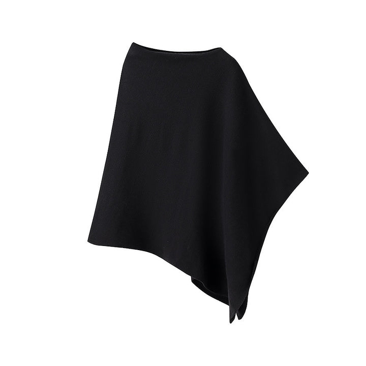Damen Schalponcho aus hochwertiger Wolle und elastischem Material Drune