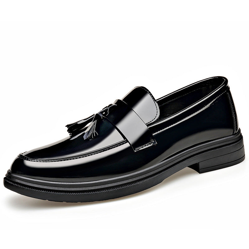 Herren Quasten Slipper mit glänzendem Finish Drune