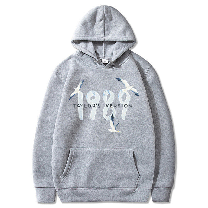 Damen Kapuzenpullover mit kreativem Vogelmotiv und hochwertiger Baumwolle Drune