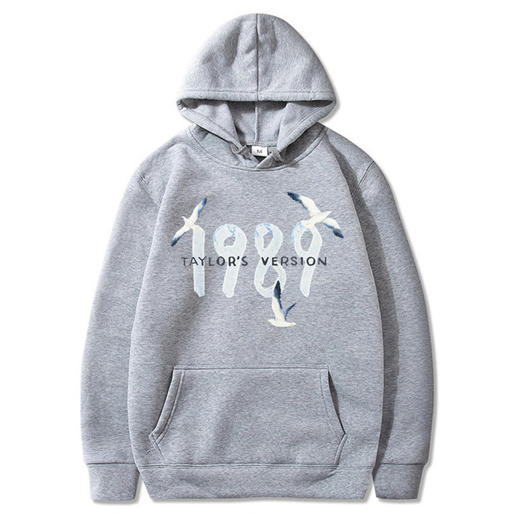 Damen Kapuzenpullover mit kreativem Vogelmotiv und hochwertiger Baumwolle Drune