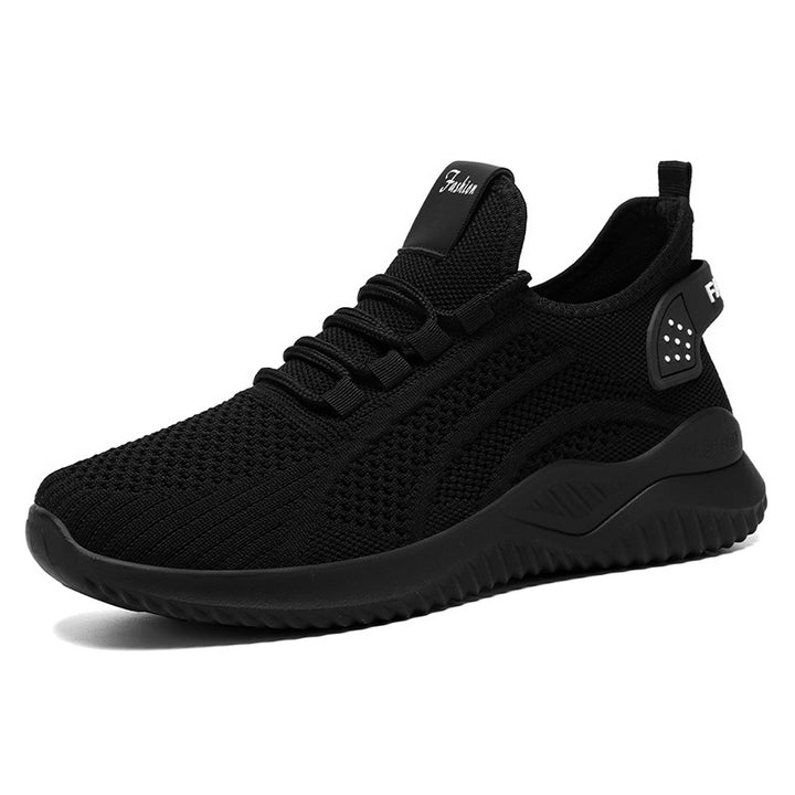 Damen nan gestrickter Sockensneaker mit Fersenstabilisator, reaktiver Leicht-EVA-Zwischensohle und elastischer Schnellzug-Schnürung Drune