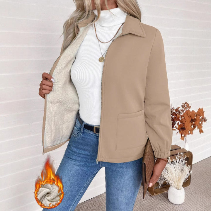 Damen Freizeitjacke mit Frontreißverschluss und praktischen Taschen Drune