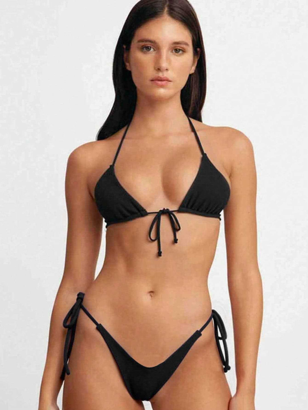 Damen Triangel-Bikini mit verstellbaren Bindebändern Drune