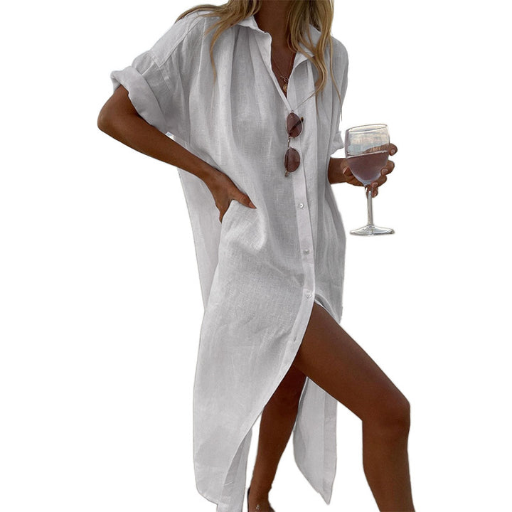 Damen Sommerliche Strandbluse Drune