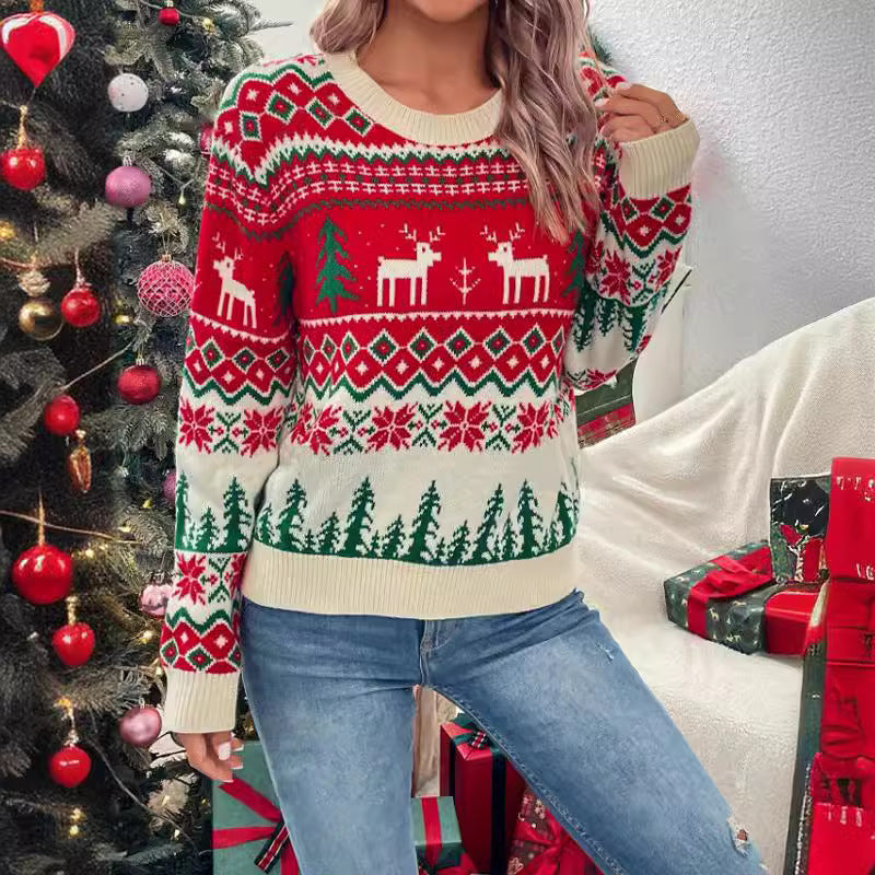 Damen Weihnachts-Pullover Drune
