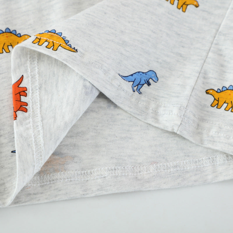 Kinder T-Shirt mit buntem Dinosauriermotiv Drune