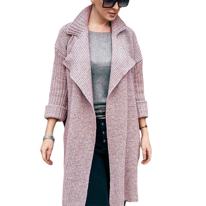 Damen oversized Strickmantel Drune