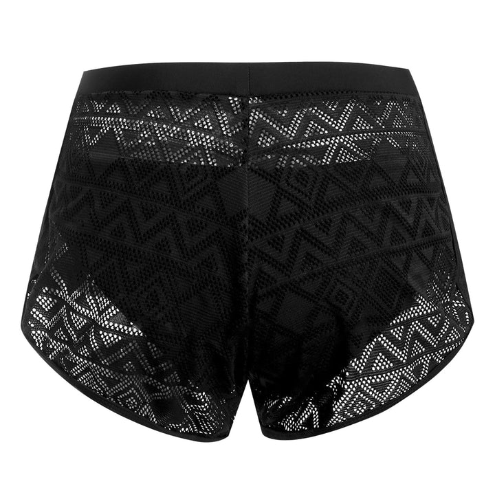 Damen Sportliche Shorts mit luftiger Netzstruktur Drune