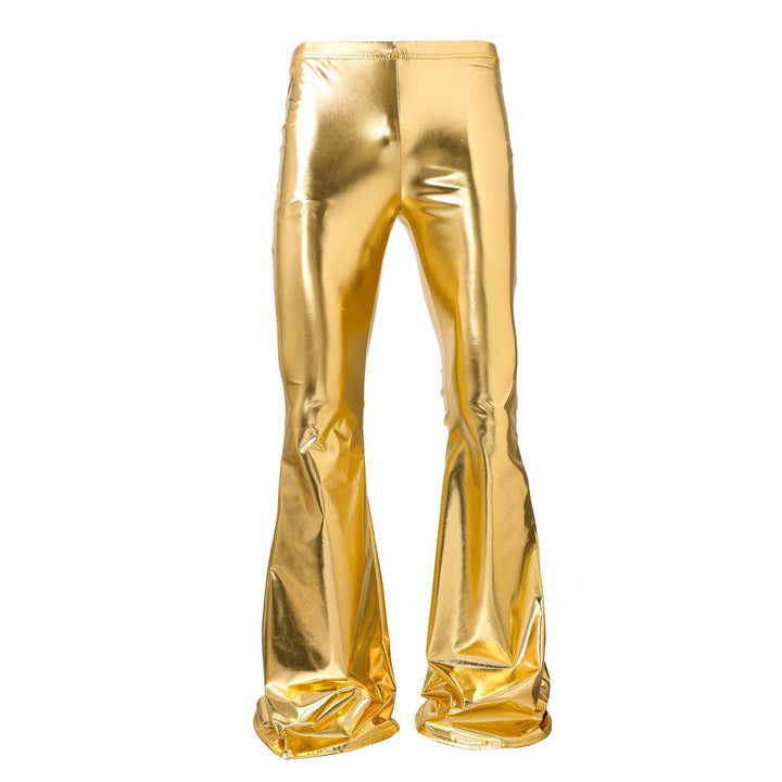 Damen Glänzende Bootcut-Hose aus hochwertigem Stretchmaterial Drune