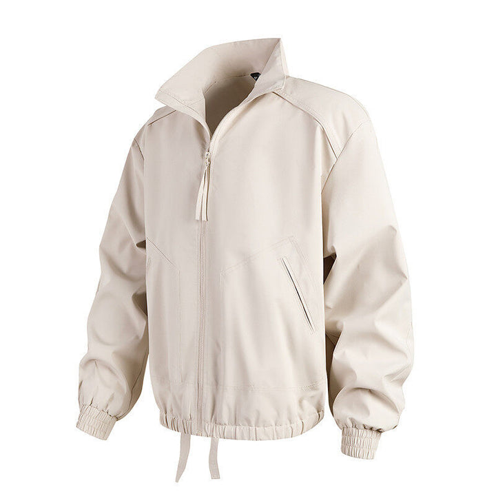 Herren lässige Übergangsjacke mit hohem Kragen und praktischen Taschen Drune