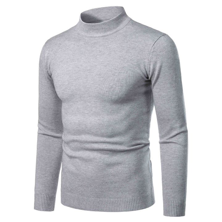 Herren warme Rollkragenpullover aus feinem Strickmaterial Drune