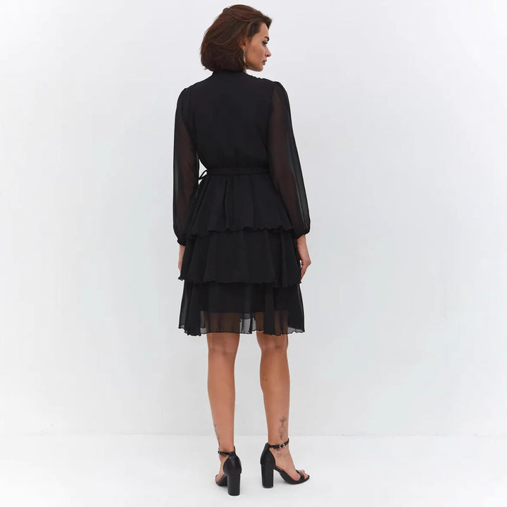 Damen Rüschenkleid Drune