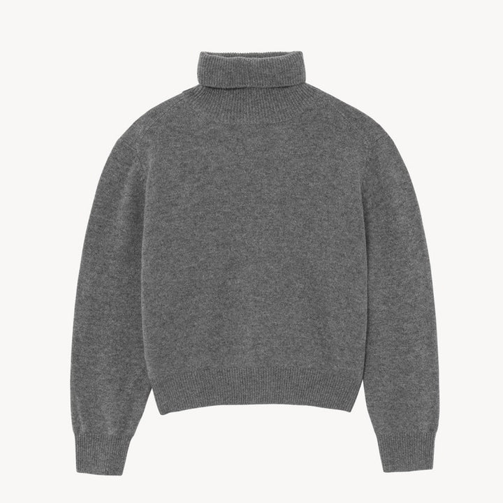Damen Kuscheliger Rollkragenpullover aus hochwertigem Strick Drune