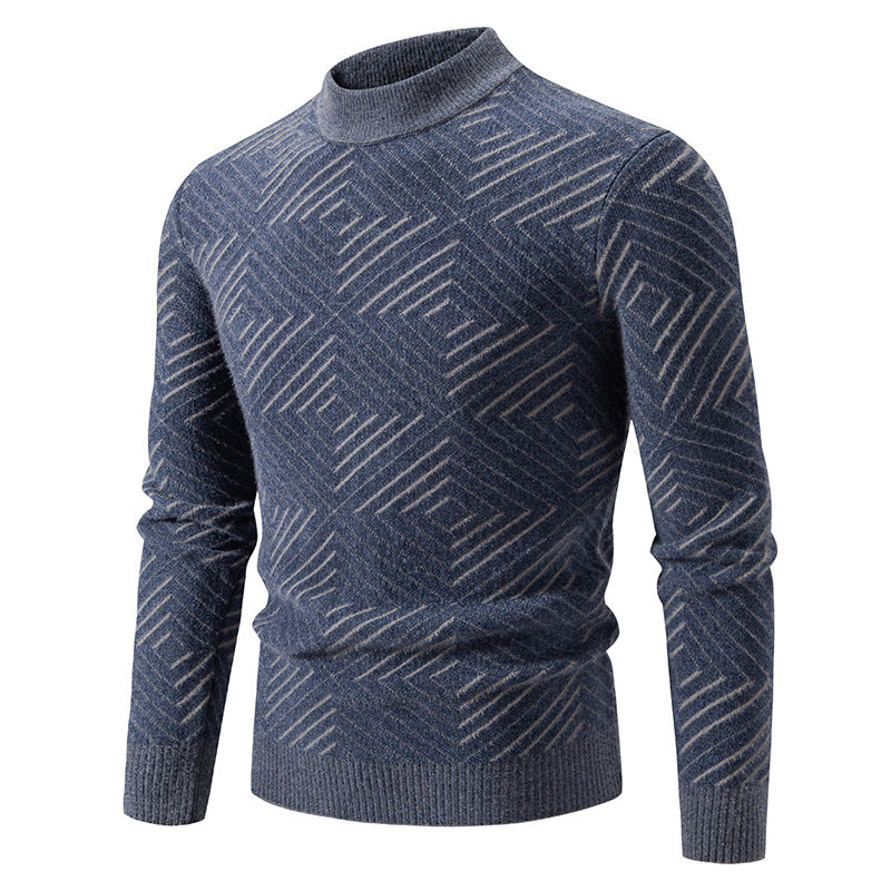 Herren eleganter Pullover mit Strukturmuster Drune