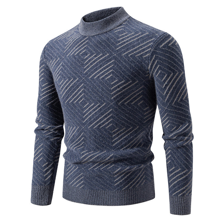 Herren eleganter Pullover mit Strukturmuster Drune
