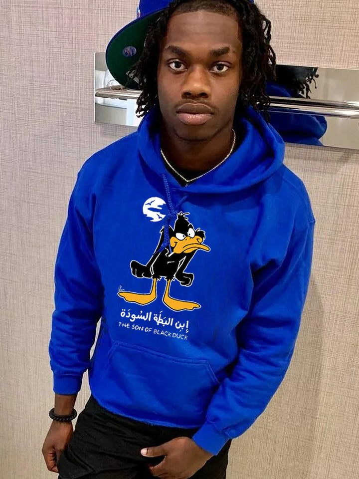 Herren Kapuzenpullover mit einzigartigem Cartoon-Motiv Drune