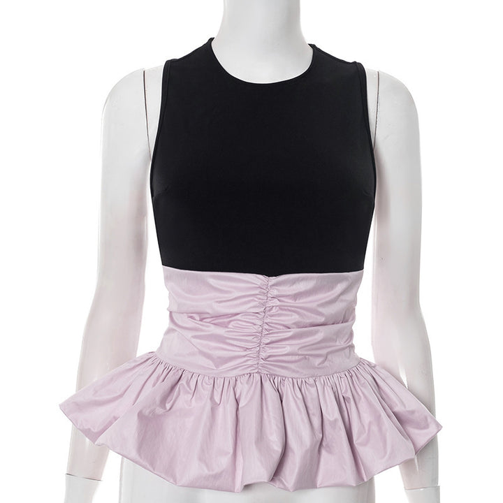 Damen Trendiges Rüschen-Top mit figurformendem Design Drune