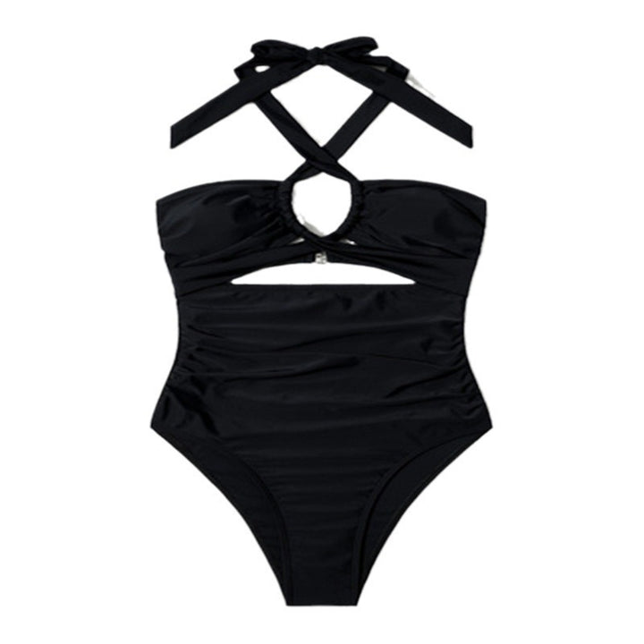 Damen Einteiler Badeanzug mit raffiniertem Cut-Out und elegantem Design Drune