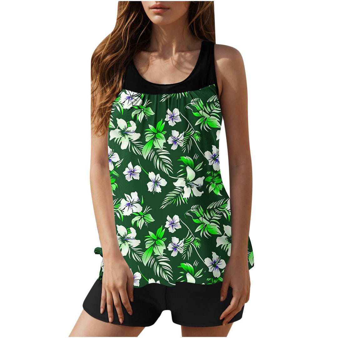 Damen Tankini mit floralen Akzenten Drune