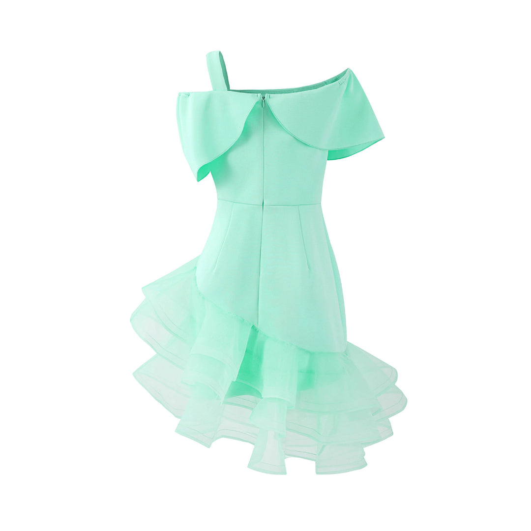 Damen Festliches Wickelkleid Drune