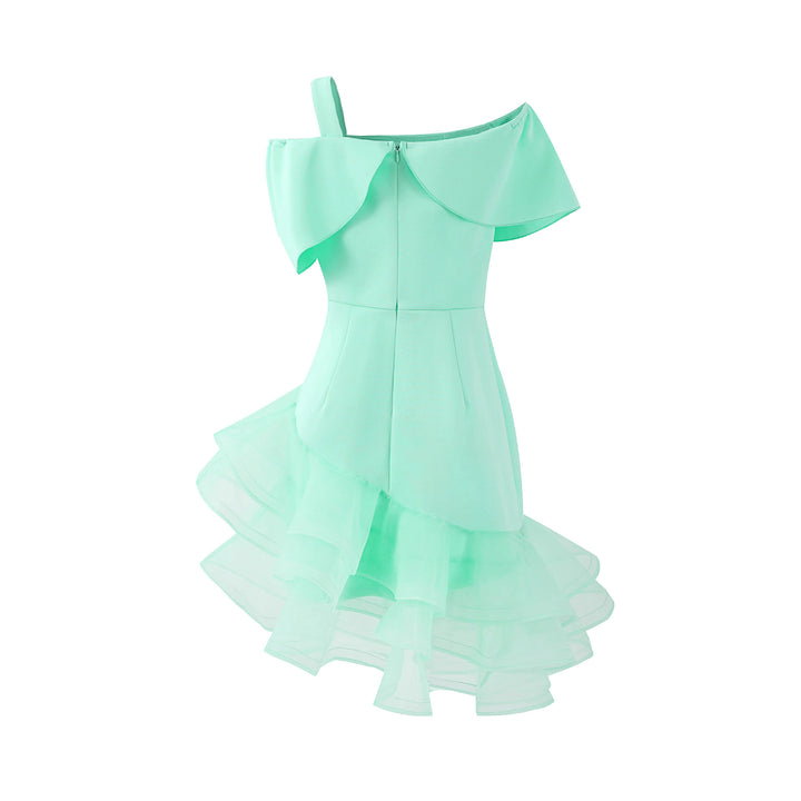Damen Festliches Wickelkleid Drune
