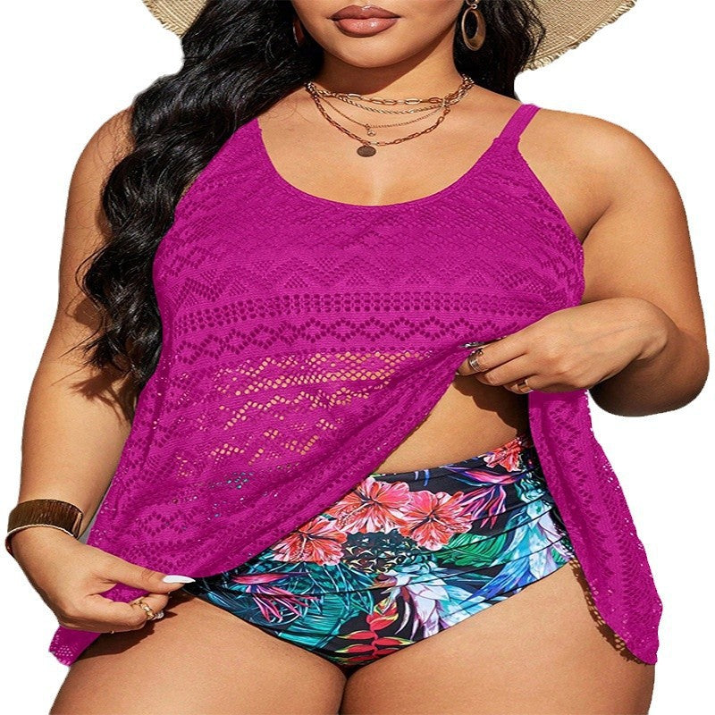 Damen lässiges Strandtop mit modernen Häkel-Design Drune