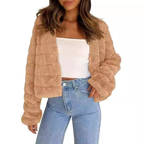 Drune | Luxuriöse Damen-Crop-Jacke