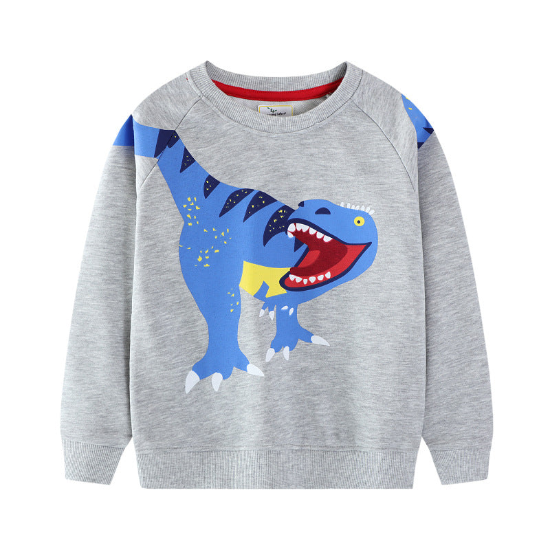 Jungen Sweatshirt mit lebhaftem Dinosaurier-Motiv Drune