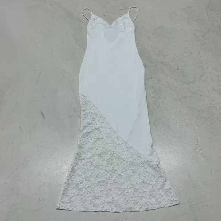 Damen Exquisites SpitzenMaxikleid mit asymmetrischem Design Drune