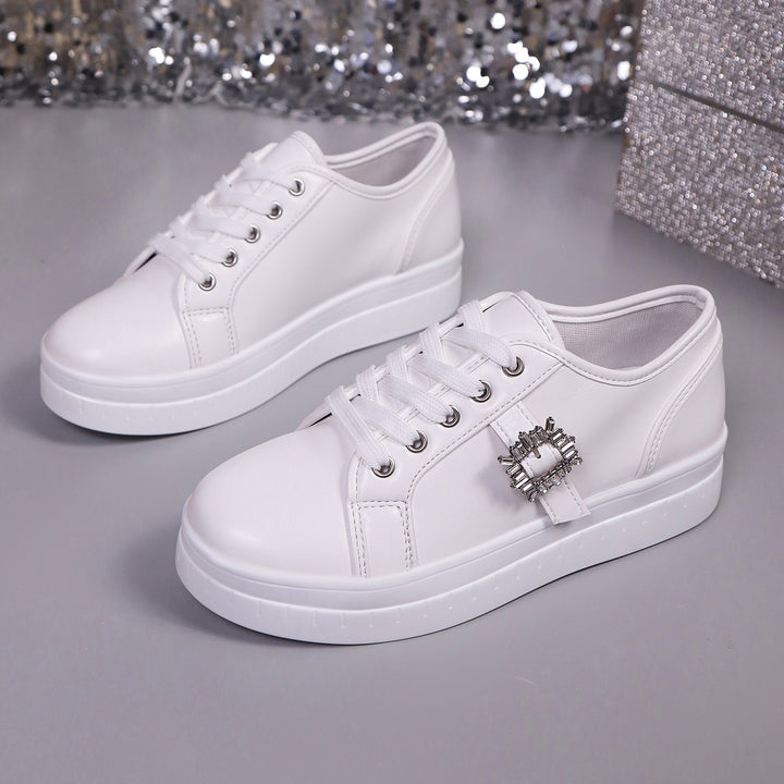 Damen Mode Plattform Sneaker Drune