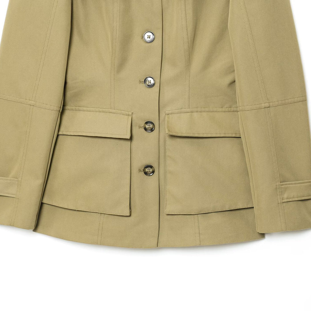 Damen Utility-Jacke mit praktischen Taschen Drune