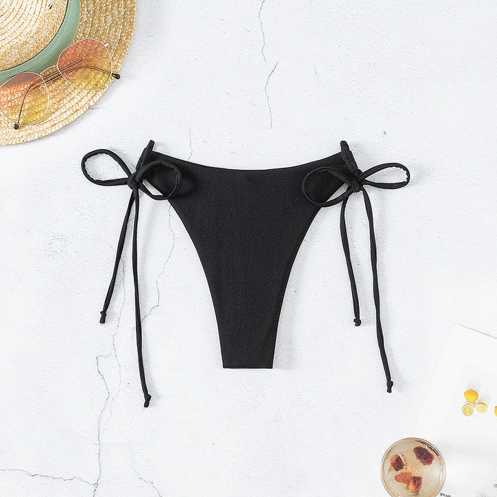 Damen Höchstwertige Schnür Bikini-Hose Drune