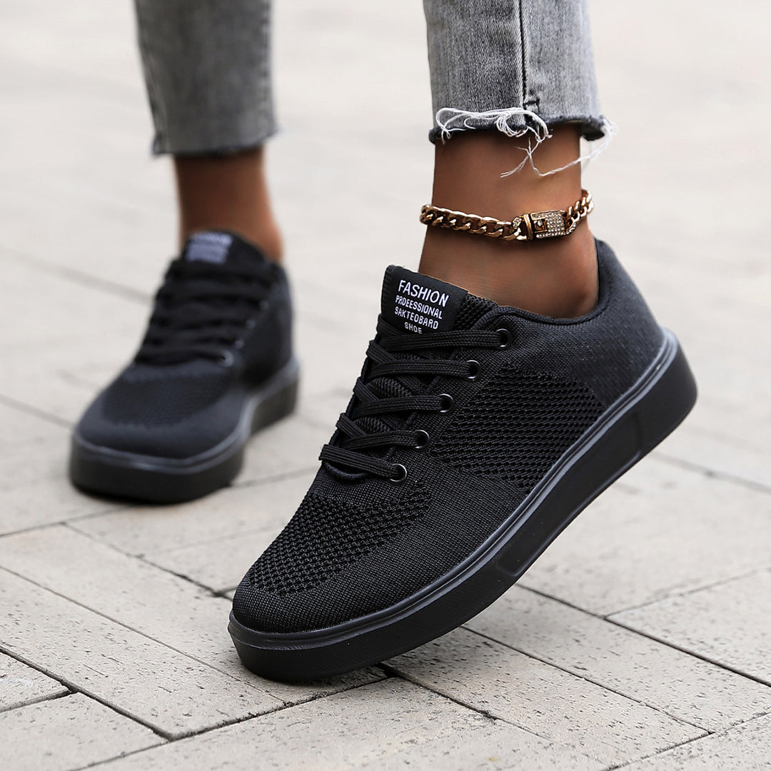 Unisex nan leichter urbaner Strick-Freizeit-Sneaker mit atmungsaktivem Obermaterial und flexibler Leichtsohle Drune