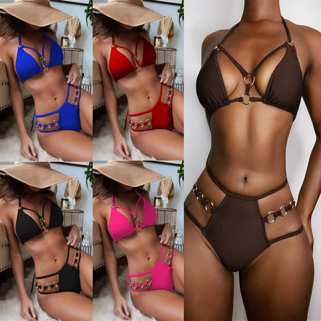 Damen Triangel-Bikini mit eleganten Ringdetails Drune