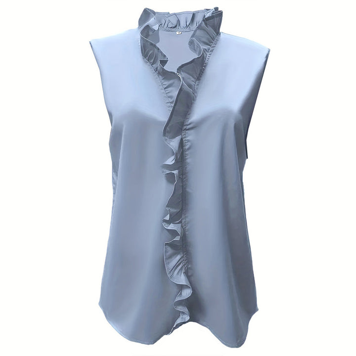 Damen Bluse mit elegantem Rüschendetail und zeitlosem Schnitt Drune