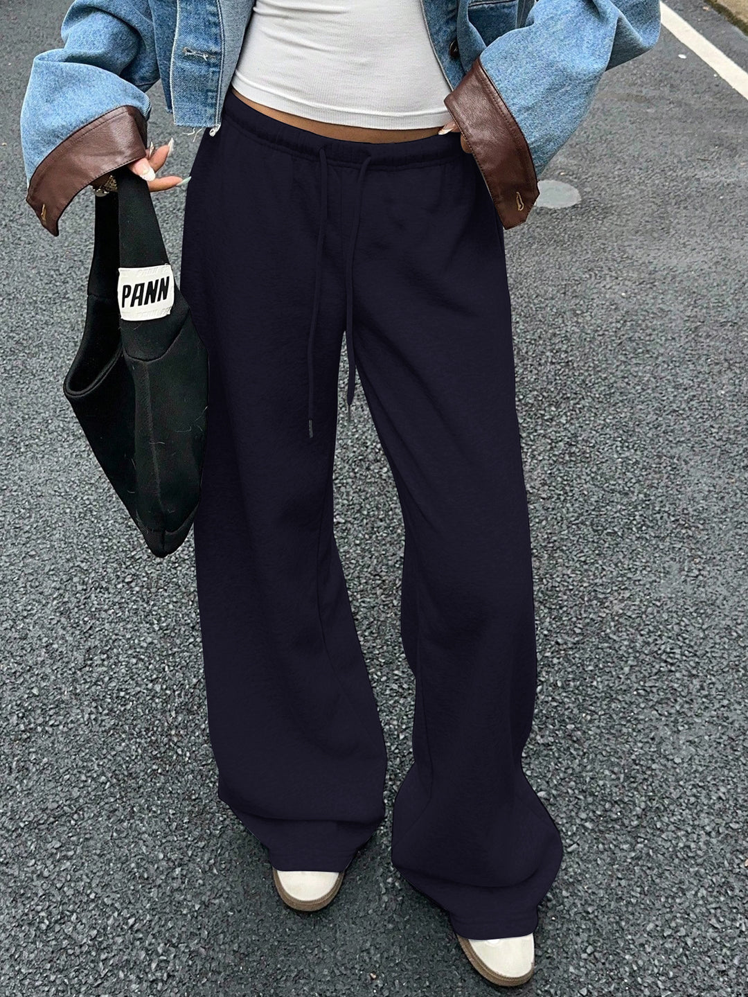 Damen bequeme Sweatpants im weiten Schnitt Drune