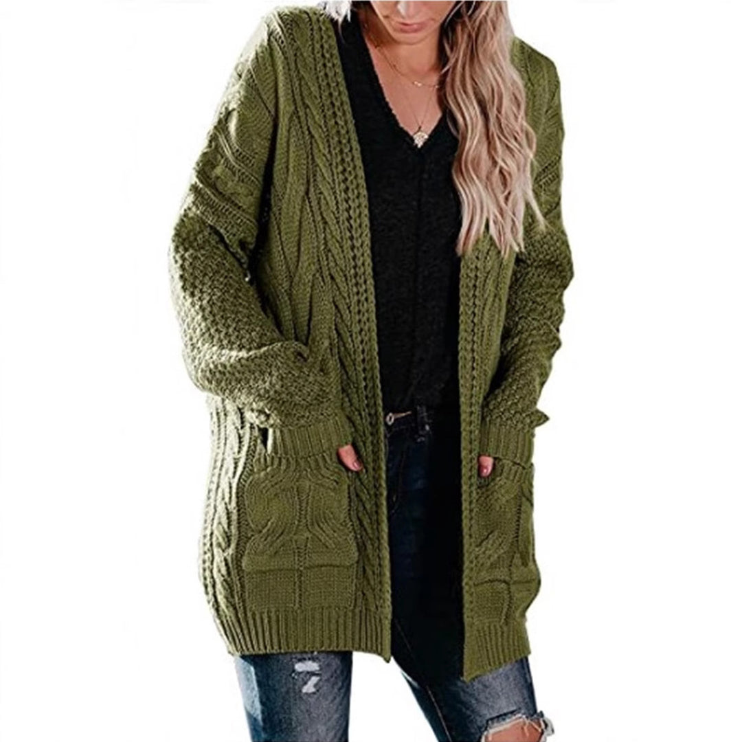 Damen Grobstrick Cardigan Drune