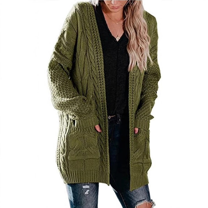Damen Grobstrick Cardigan Drune