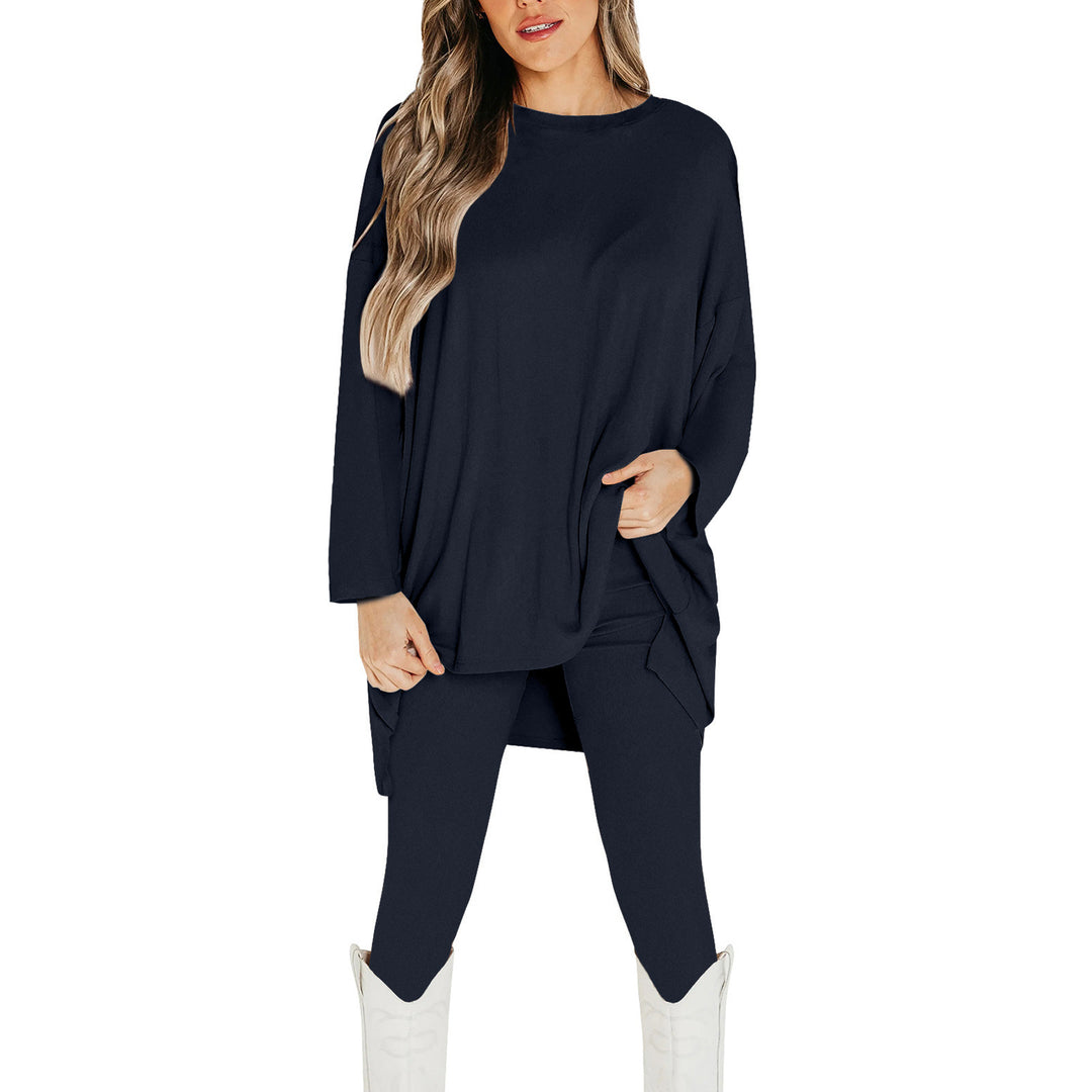 Damen Lässiges Set aus oversized Oberteil und figurbetonten Leggings Drune