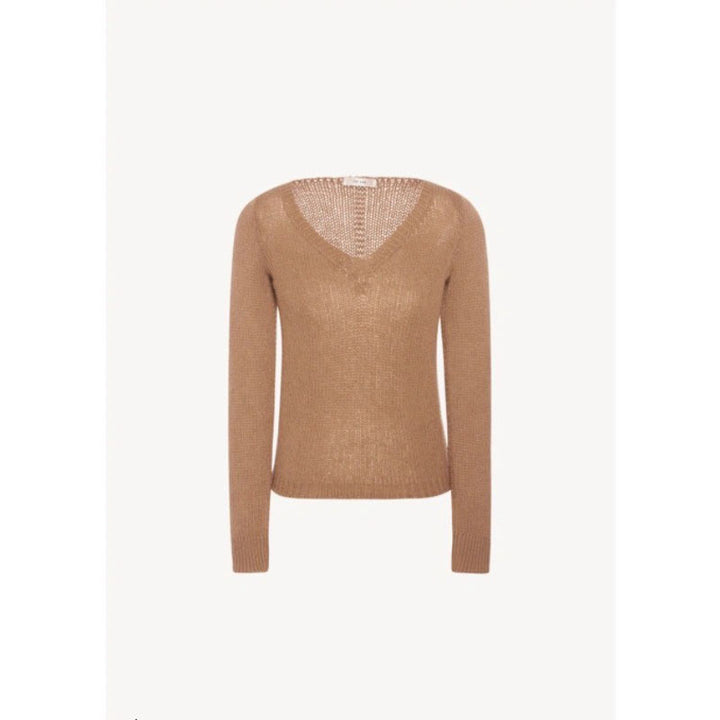 Damen kuscheliger V-Ausschnitt Pullover Drune