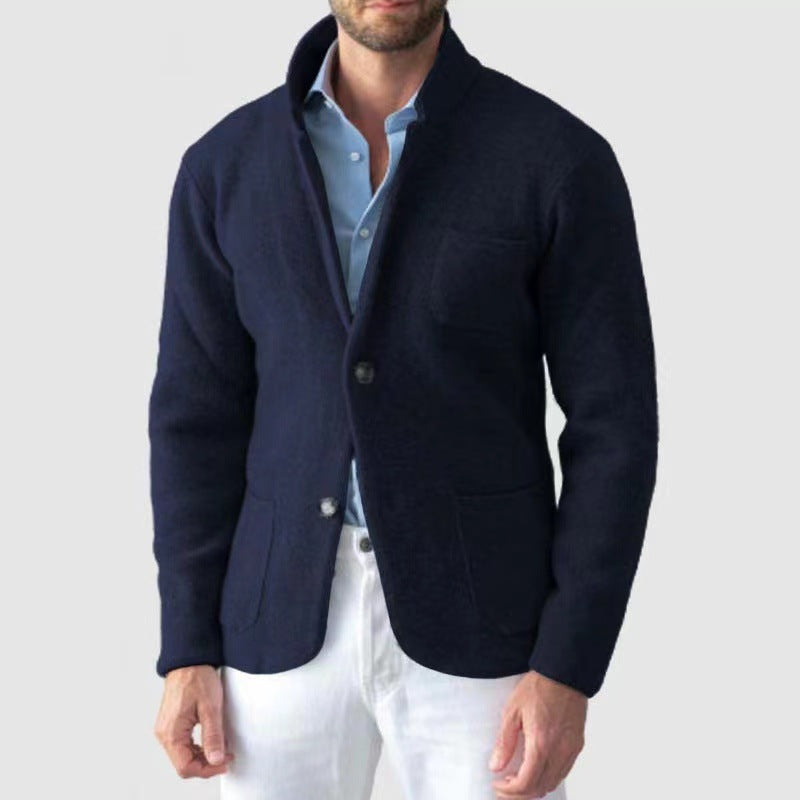 Herren Strickblazer mit eleganter Optik und praktischen Taschen Drune