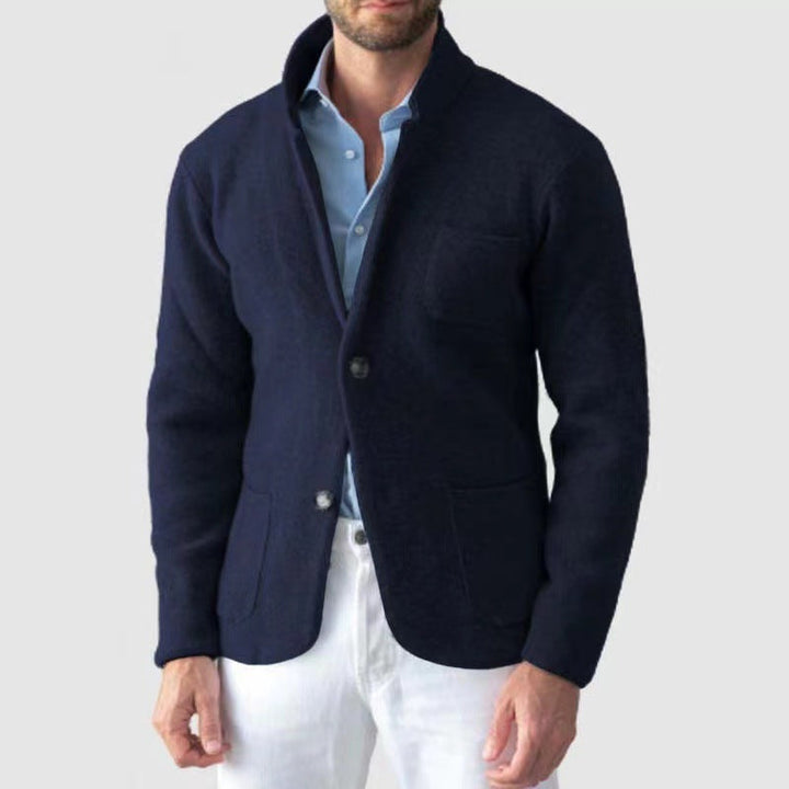 Herren Strickblazer mit eleganter Optik und praktischen Taschen Drune