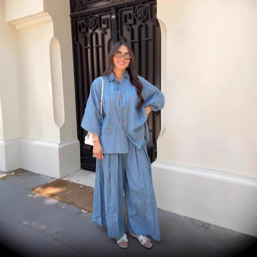 Damen lässiges 2-in-1 Outfit Drune