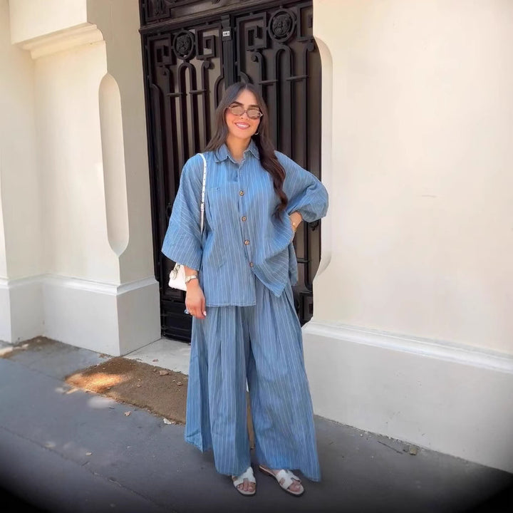 Damen lässiges 2-in-1 Outfit Drune