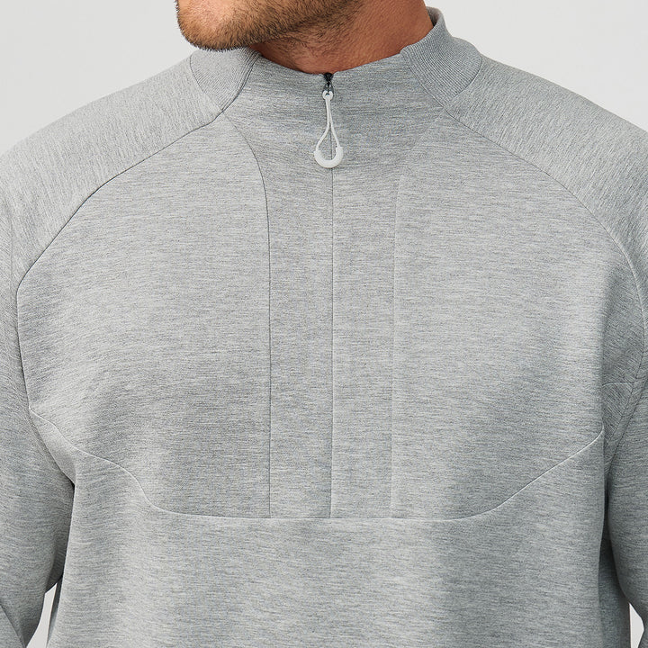 Herren Sportlicher Quarter-Zip Pullover Drune