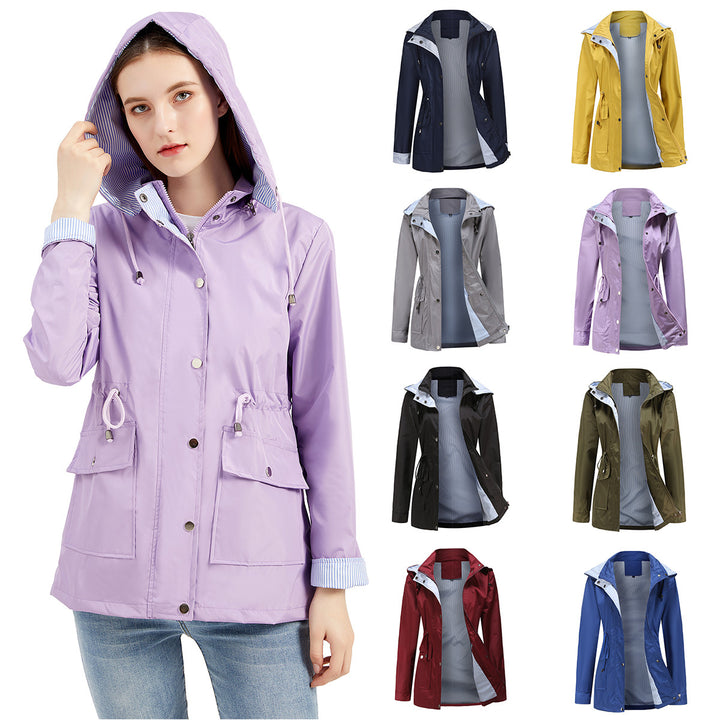 Damen Regenjacke Drune