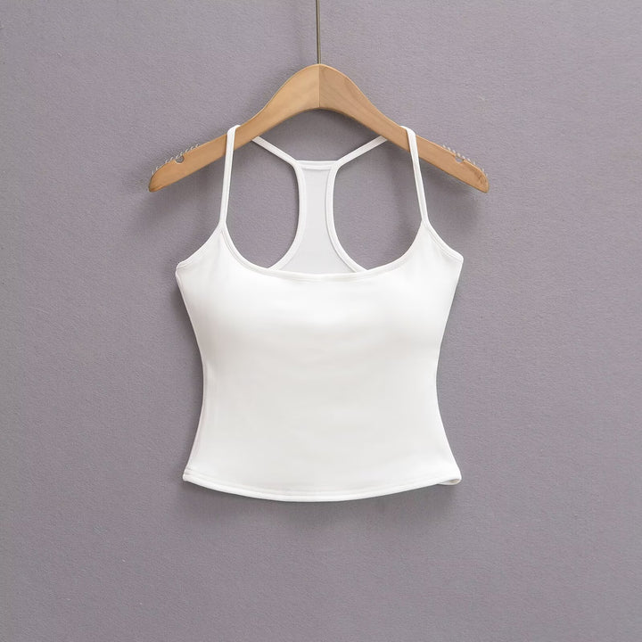 Damen Sportliches Trägershirt mit atmungsaktivem Material und deportivo Design Drune